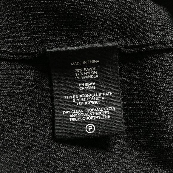 Theory Britona Lustrate Oversized Sweater Womens Medium Black V-Neck Long Sleeve - Picture 4 of 11